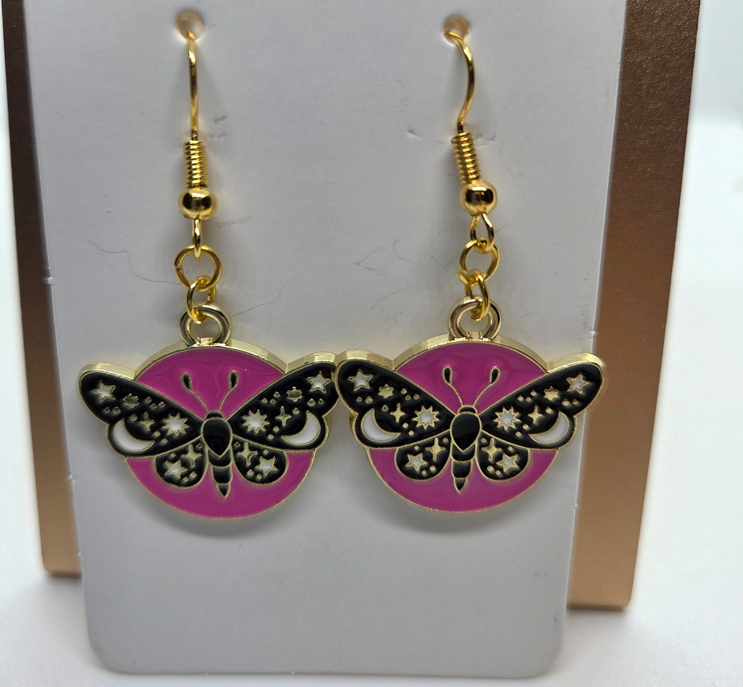 Magenta & Black Butterflies