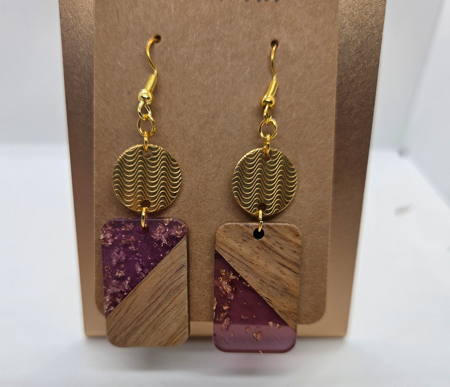 Wood & Purple Rectangle