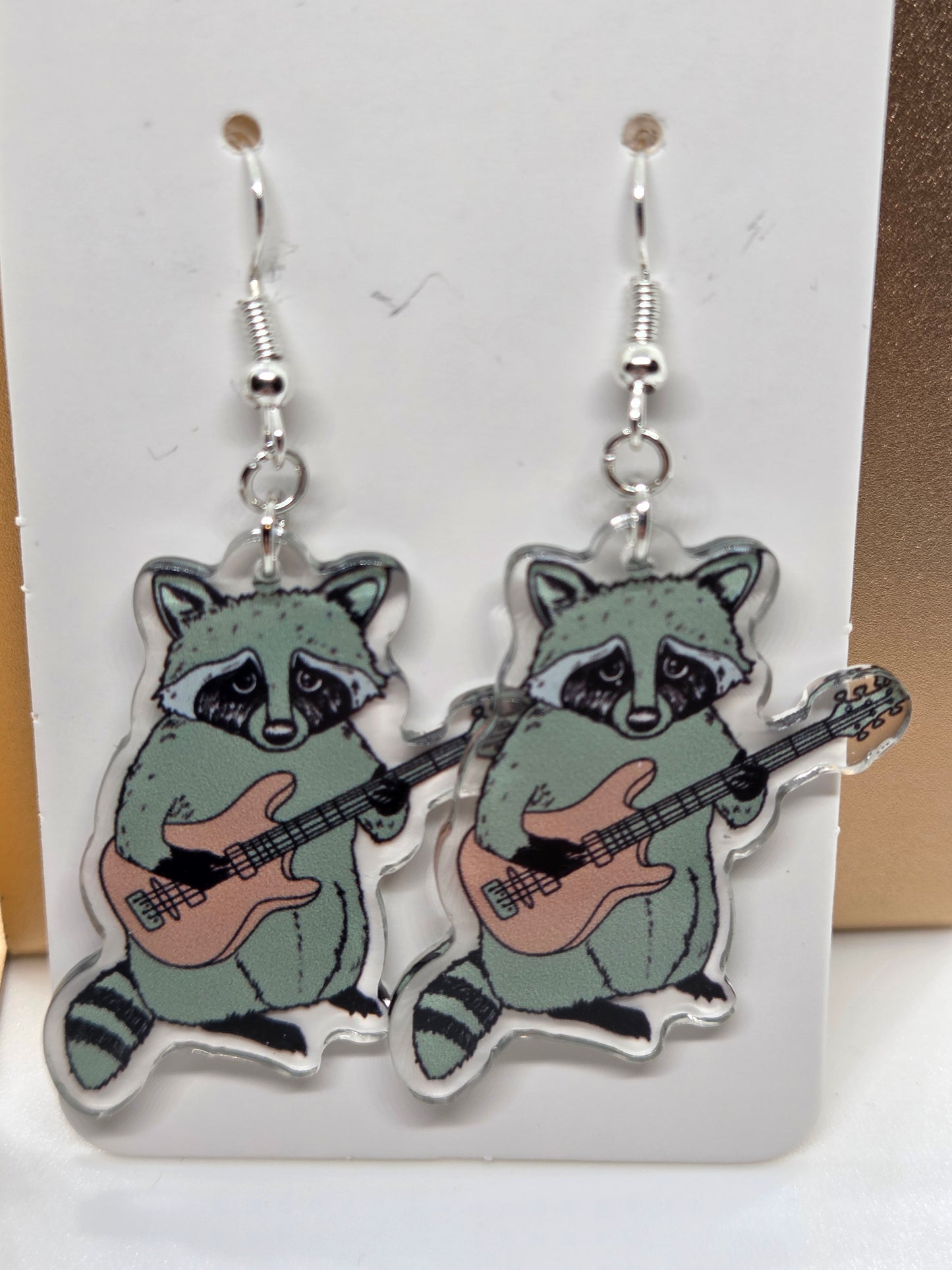 Raccoon & Guitar