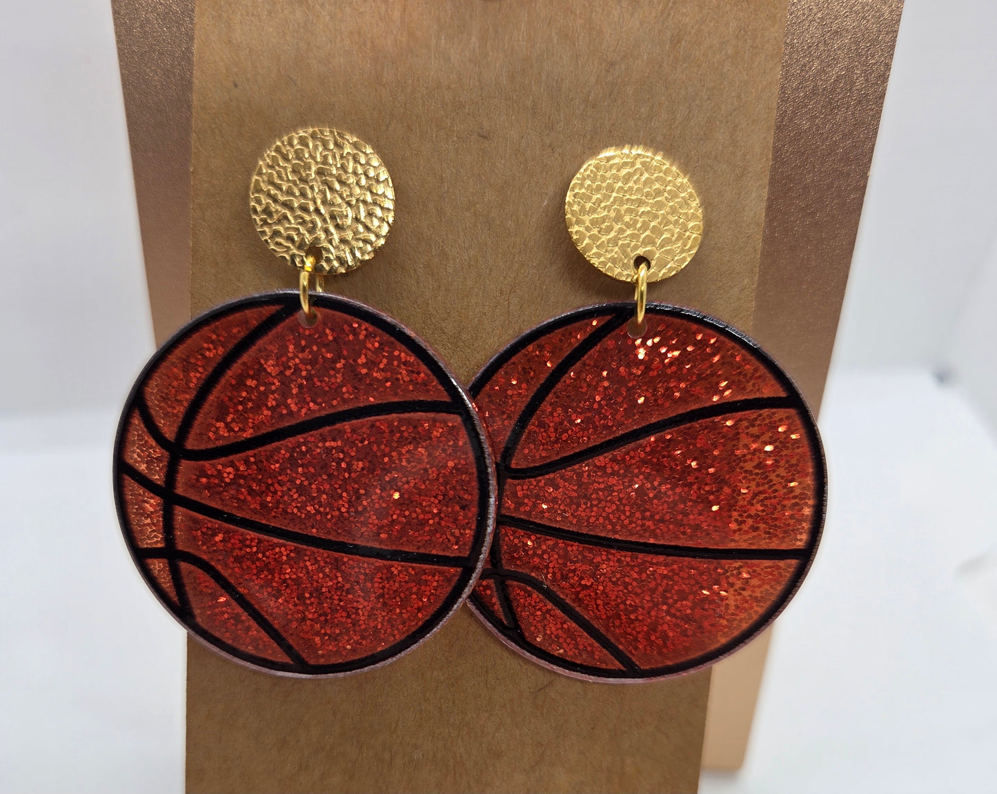 Glitter basketballs