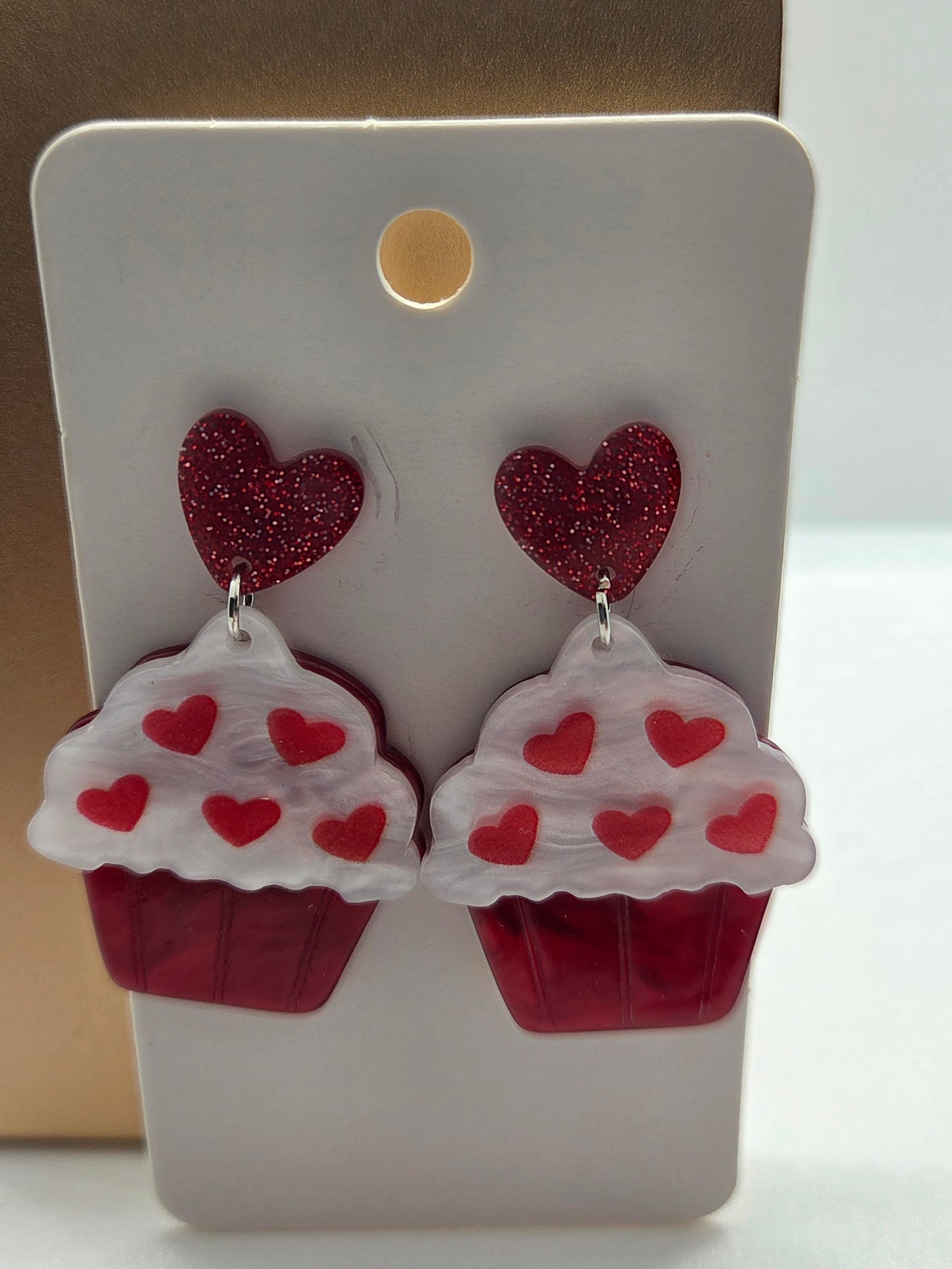 Red Velvet Heart Cupcakes